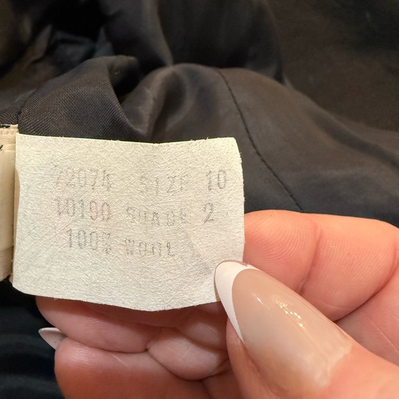 Nipon Boutique Vintage Black Coat Dress Size 10 - Picture 6 of 8